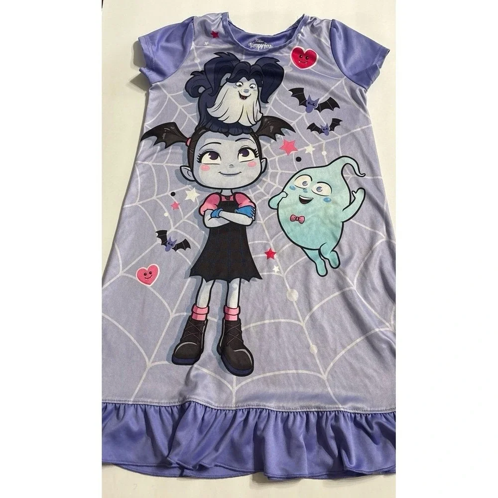 Disney Vamparina Purple Nightgown (size 8) - Picture 2 of 6